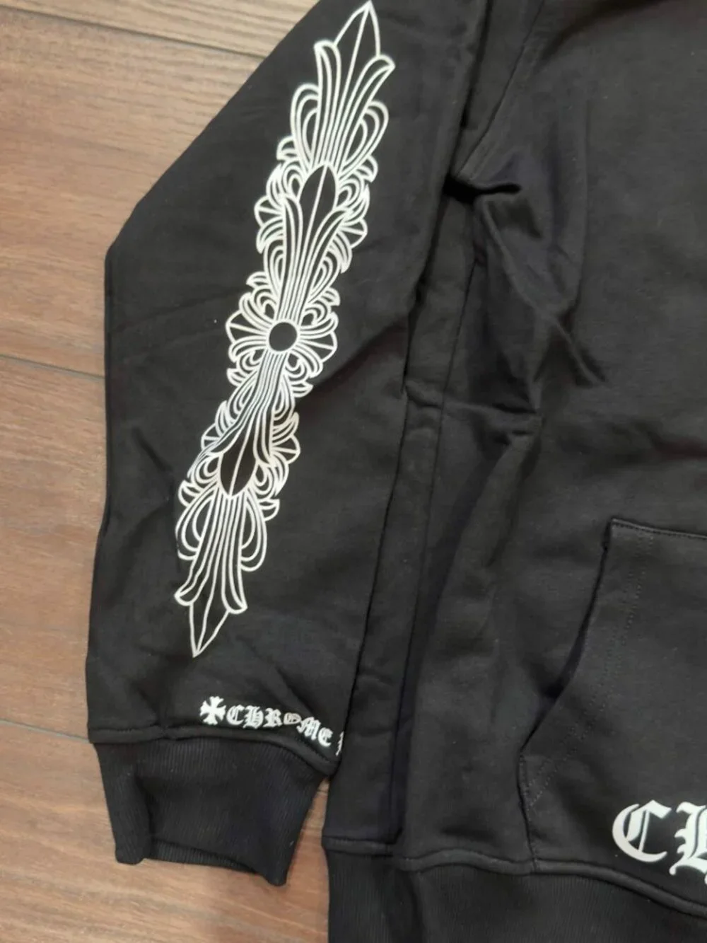 Chrome hearts zip up hoodie